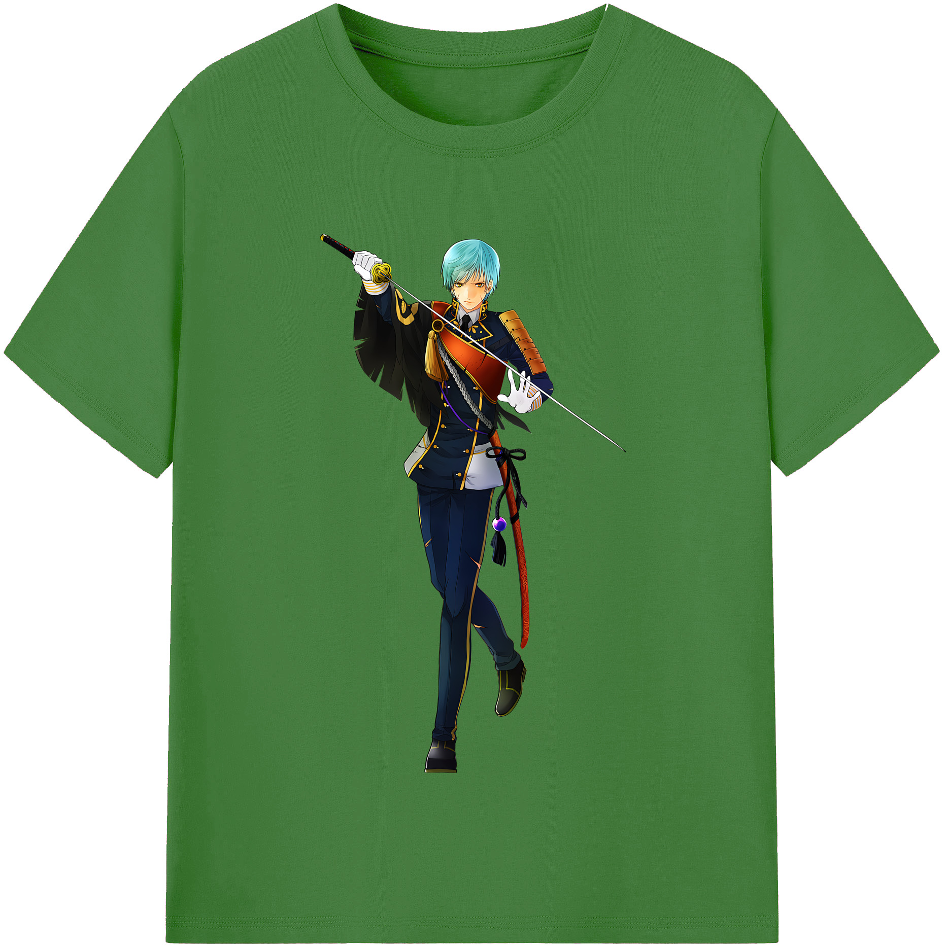 （画像用） 刀剣乱舞 Touken Ranbu レディースカジュアルプリントTシャツ（綿100％）